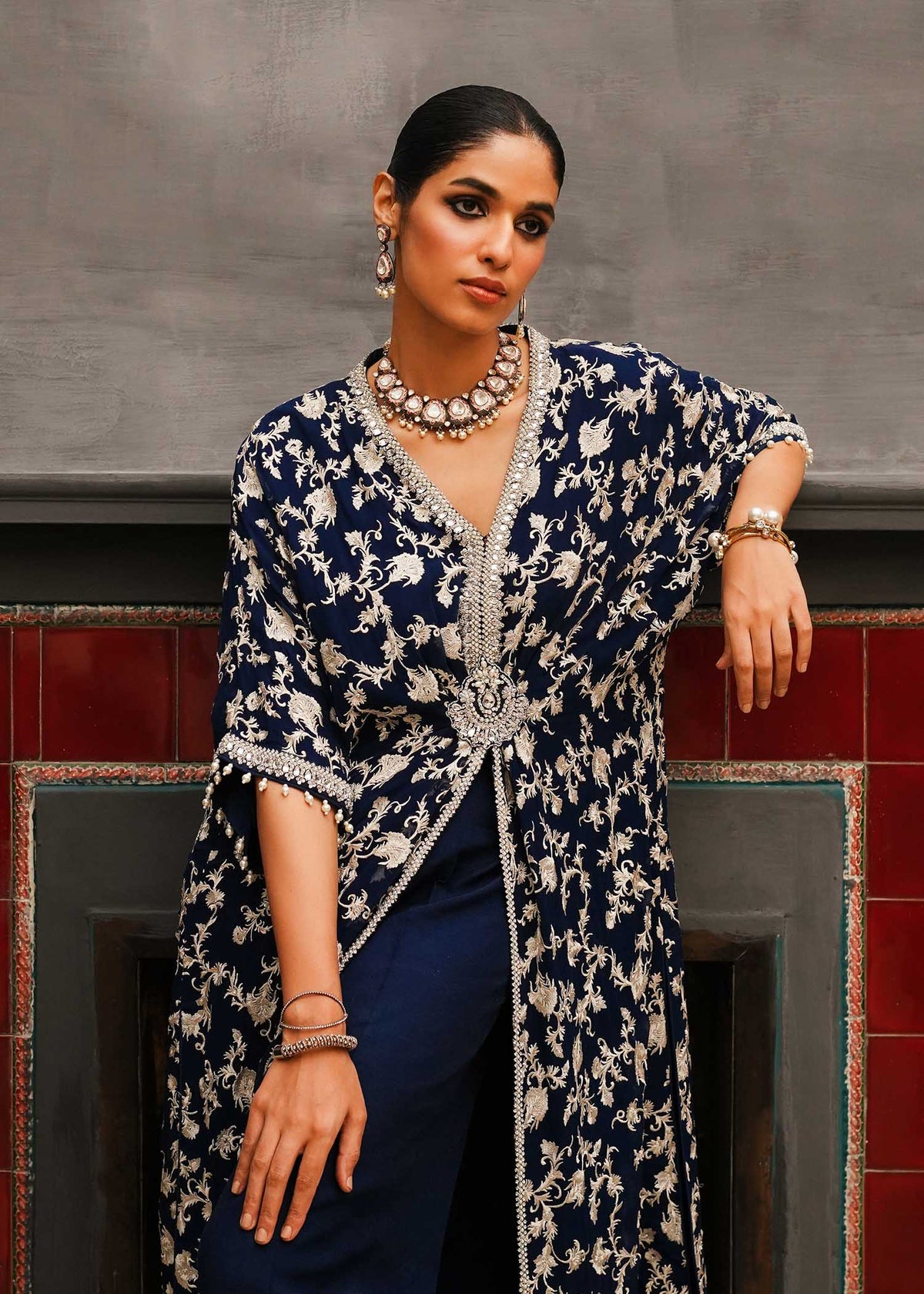Mahgul | Eid Edit 2024 | Midnight Sun by Mahgul - Designer Dress - Type: Ladies Clothes - Available at Libayah - 100% Original