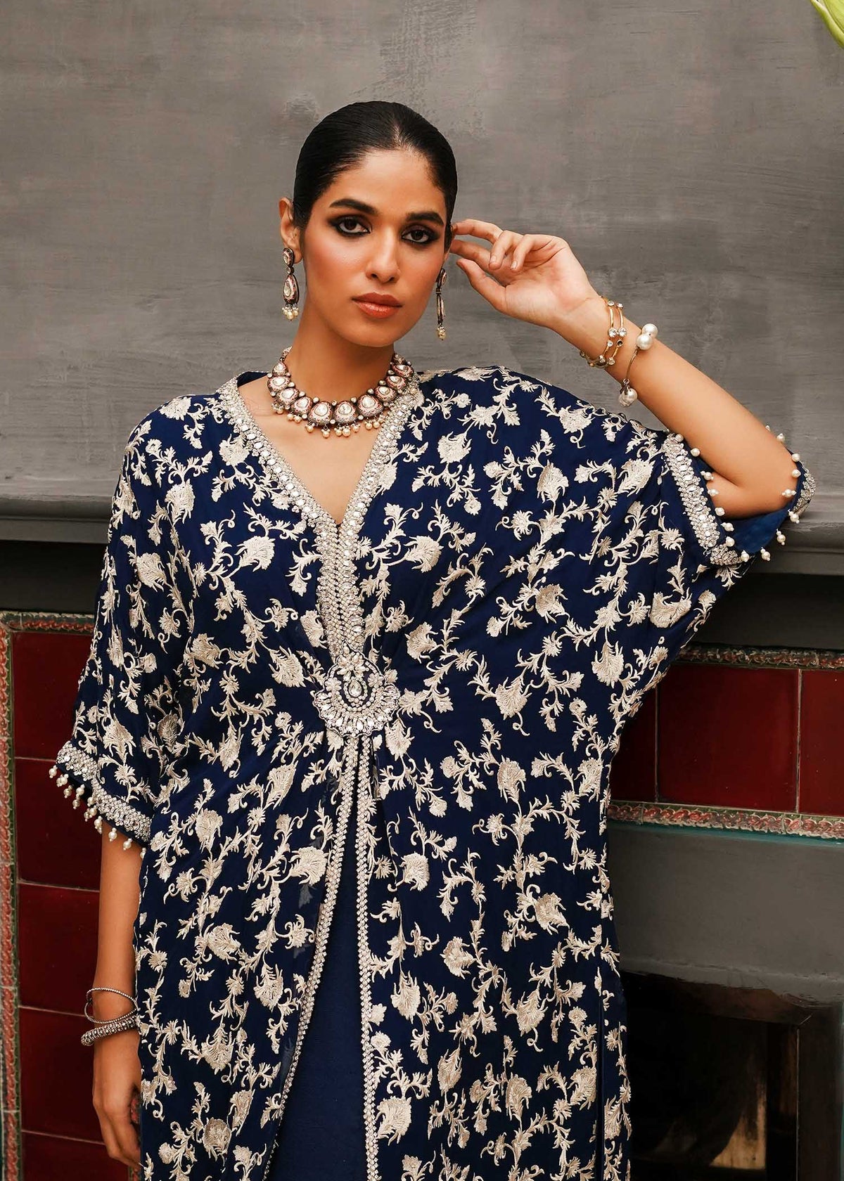 Mahgul | Eid Edit 2024 | Midnight Sun by Mahgul - Designer Dress - Type: Ladies Clothes - Available at Libayah - 100% Original