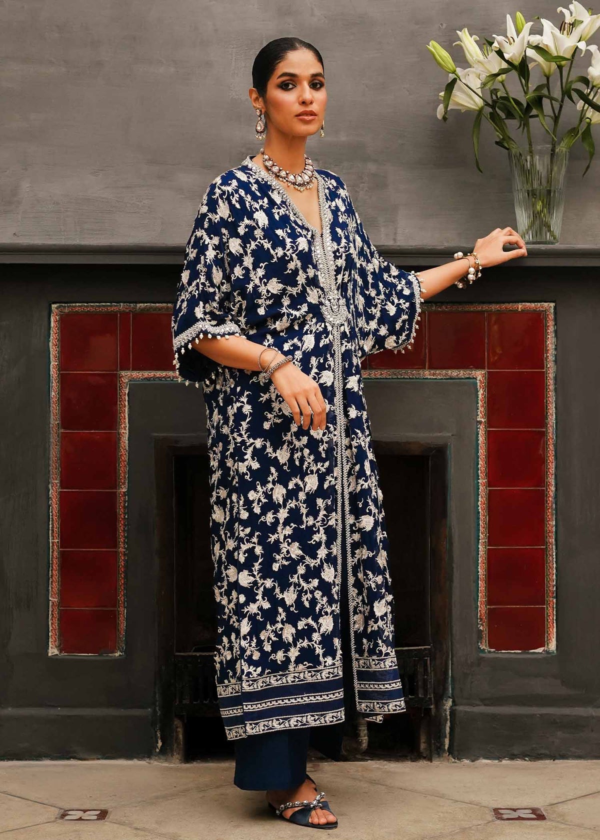 Mahgul | Eid Edit 2024 | Midnight Sun by Mahgul - Designer Dress - Type: Ladies Clothes - Available at Libayah - 100% Original