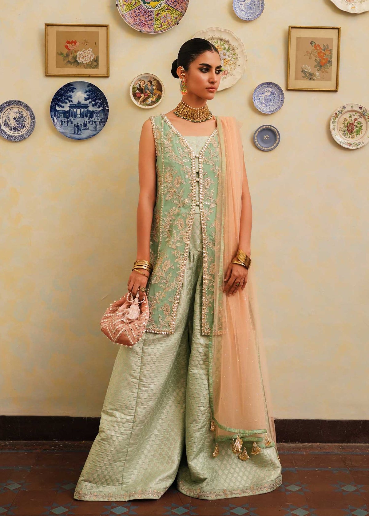 Mahgul | Eid Edit 2024 | Aqua Dream by Mahgul - Designer Dress - Type: Ladies Clothes - Available at Libayah - 100% Original