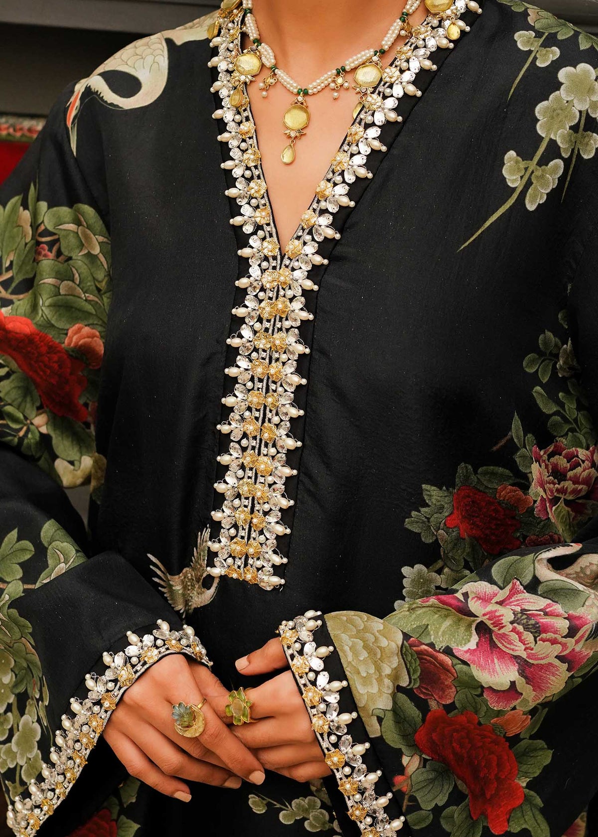 Mahgul | Eid Edit 2024 | Cosmic Moondance by Mahgul - Designer Dress - Type: Ladies Clothes - Available at Libayah - 100% Original