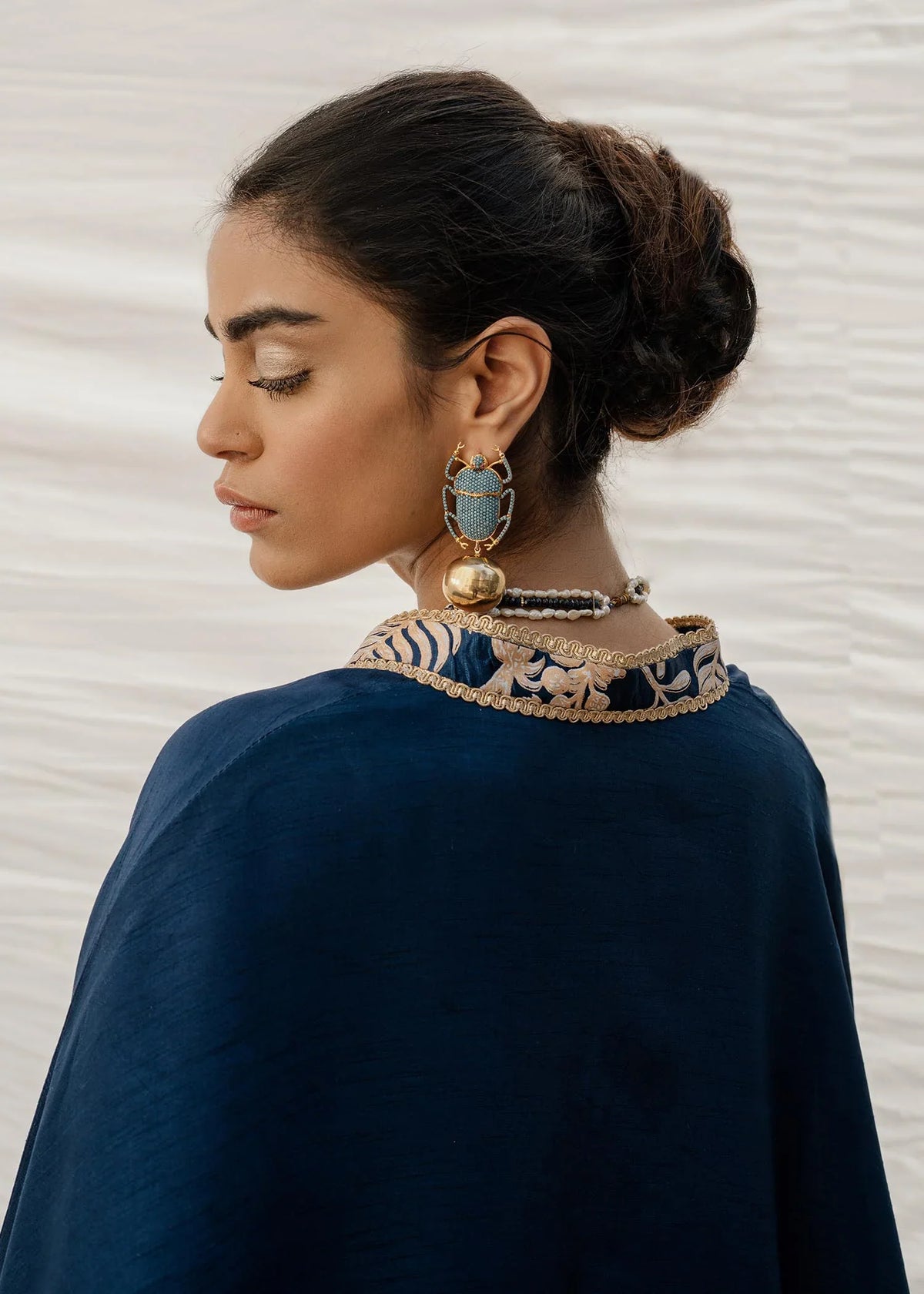 Mahgul | Eid Edit 2024 | Cobalt Sea by Mahgul - Designer Dress - Type: Ladies Clothes - Available at Libayah - 100% Original