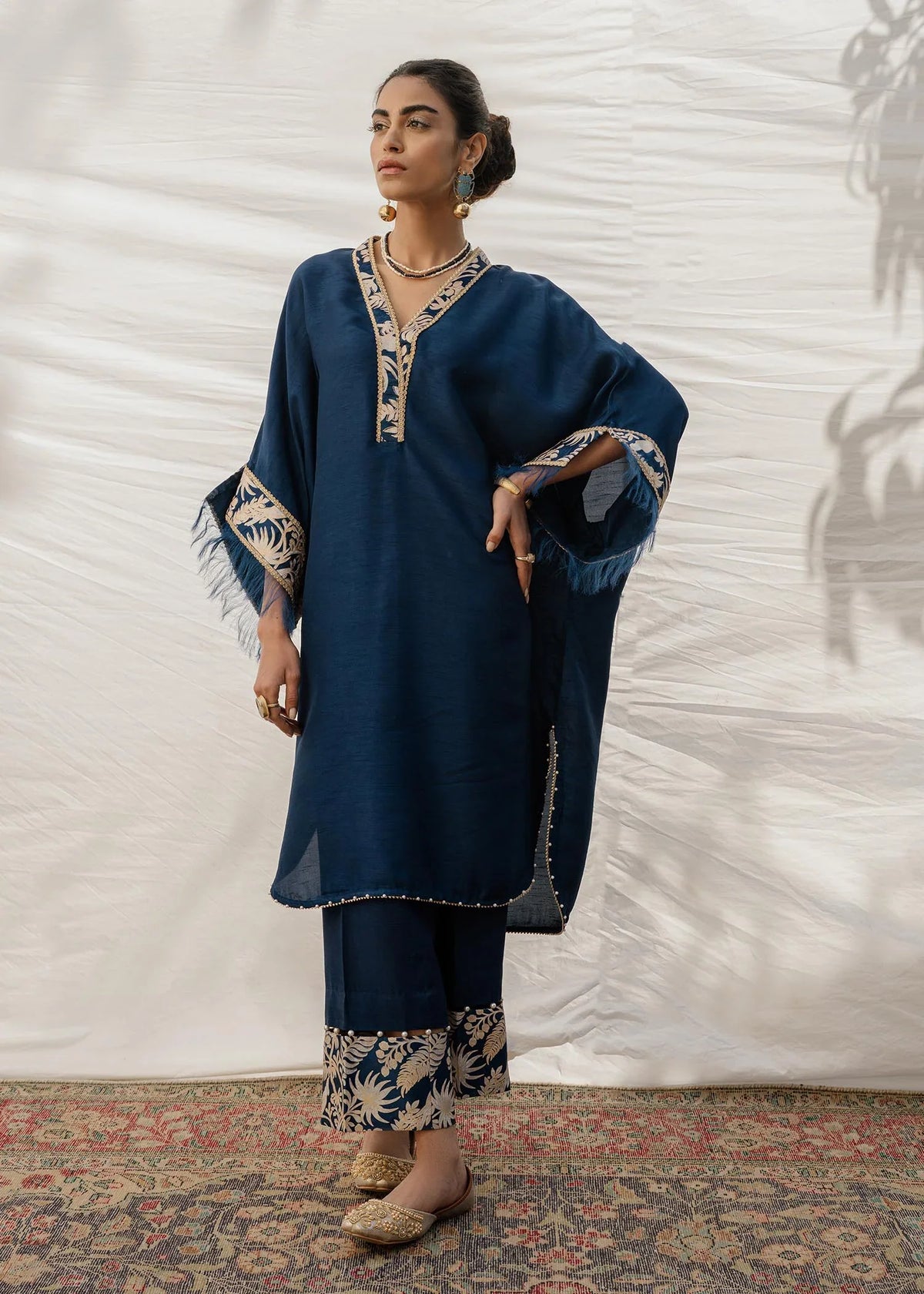 Mahgul | Eid Edit 2024 | Cobalt Sea by Mahgul - Designer Dress - Type: Ladies Clothes - Available at Libayah - 100% Original
