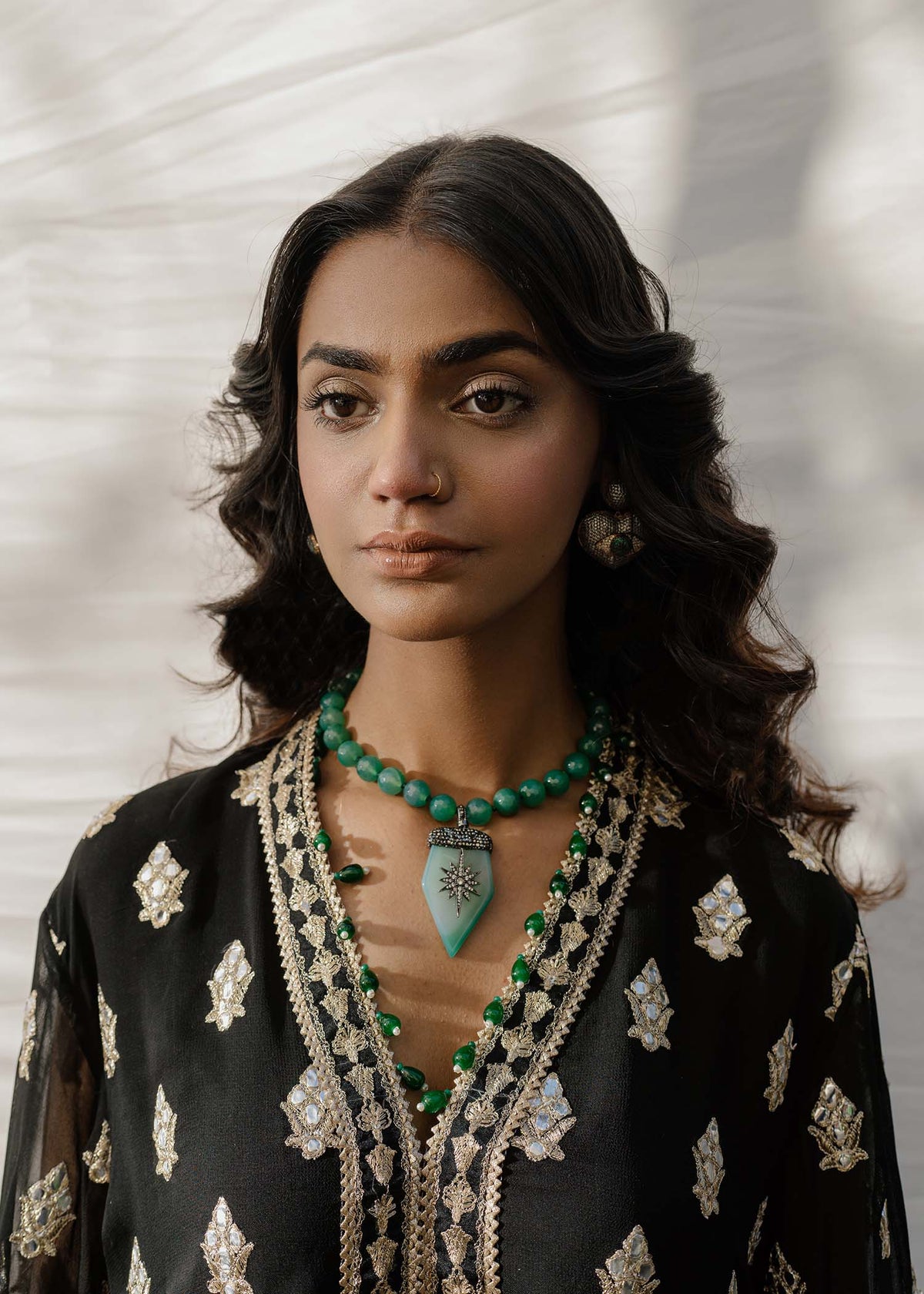 Mahgul | Eid Edit 2024 | Black Stone by Mahgul - Designer Dress - Type: Ladies Clothes - Available at Libayah - 100% Original