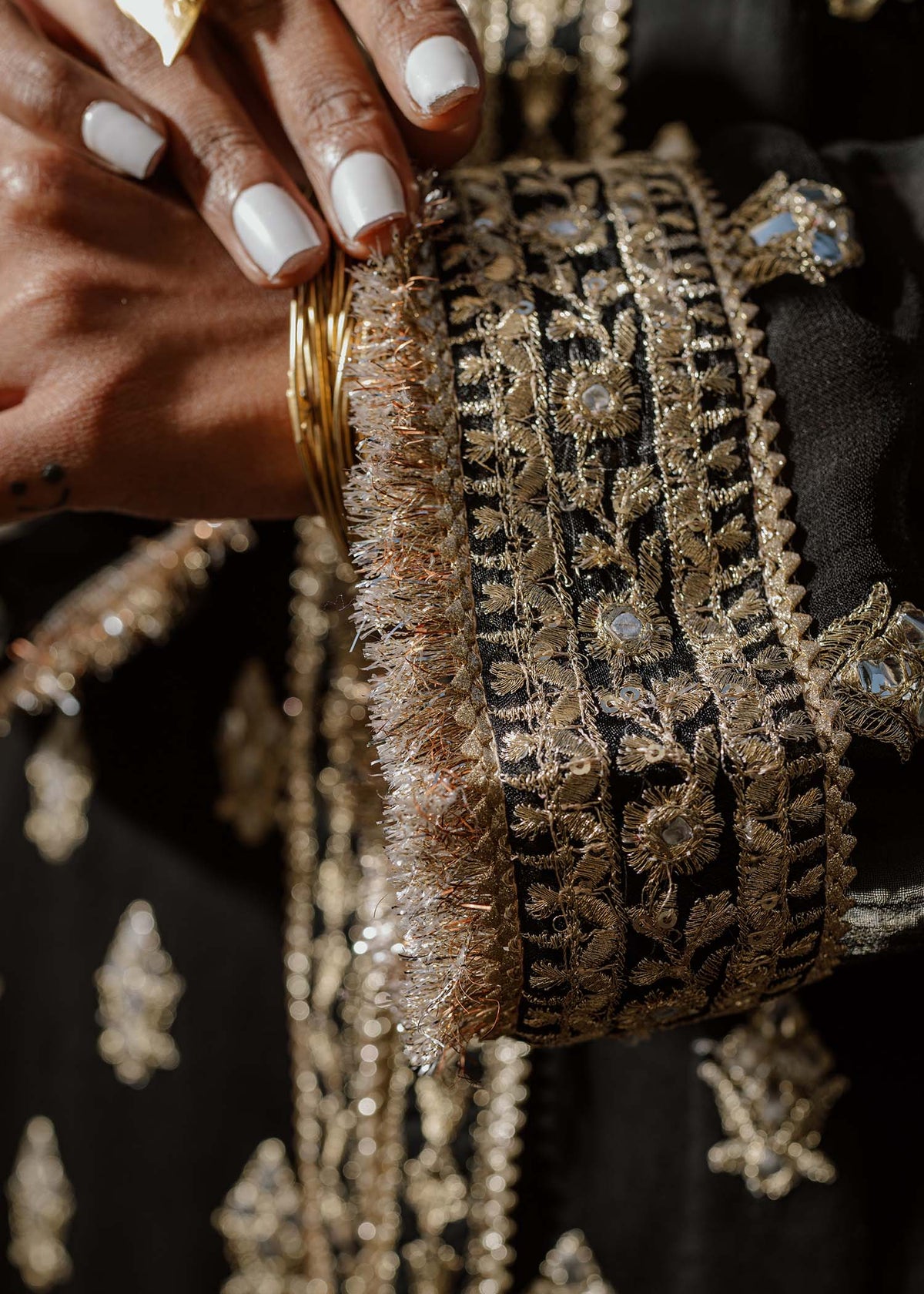 Mahgul | Eid Edit 2024 | Black Stone by Mahgul - Designer Dress - Type: Ladies Clothes - Available at Libayah - 100% Original