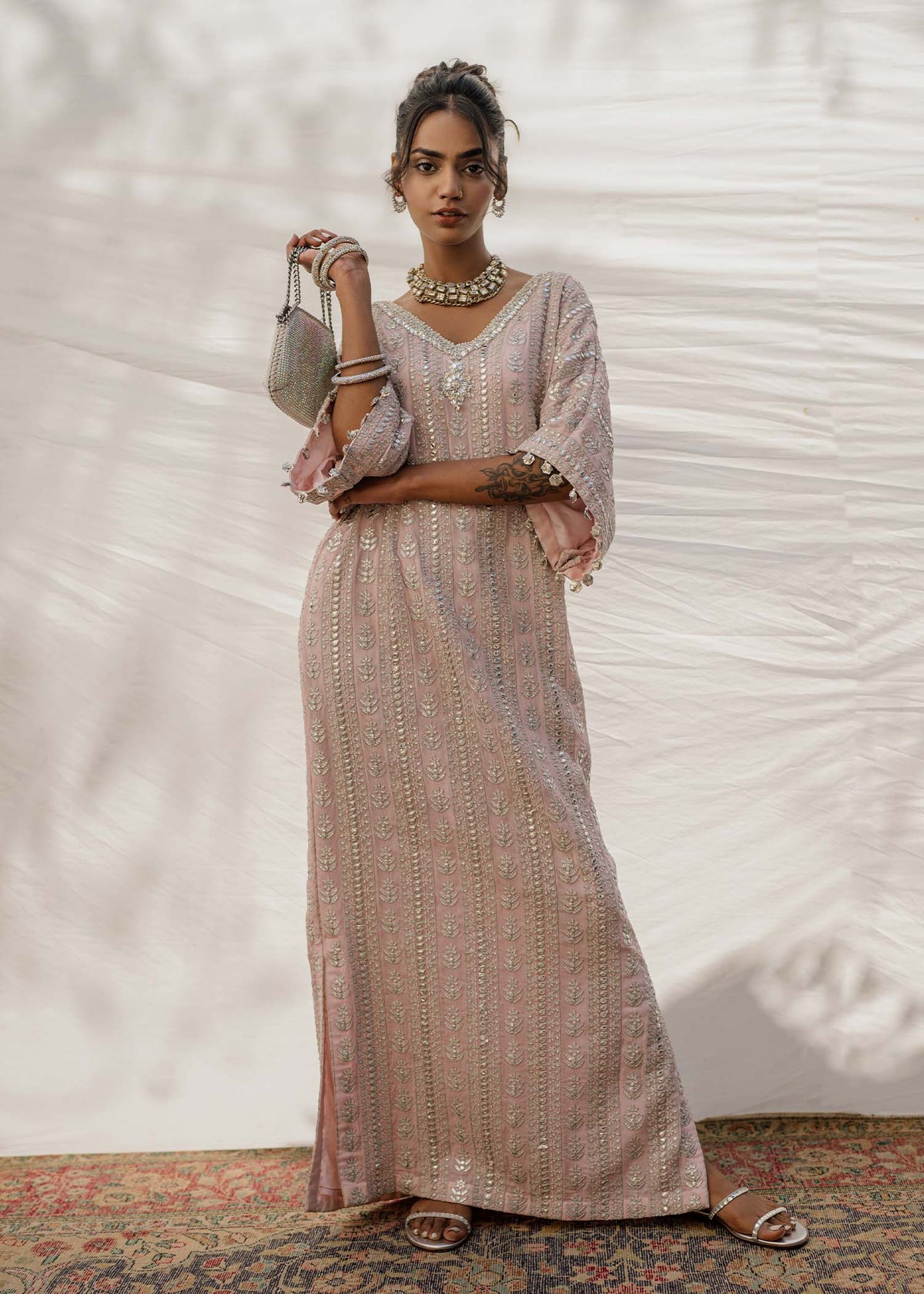 Mahgul | Eid Edit 2024 | Rose Mirror by Mahgul - Designer Dress - Type: Ladies Clothes - Available at Libayah - 100% Original