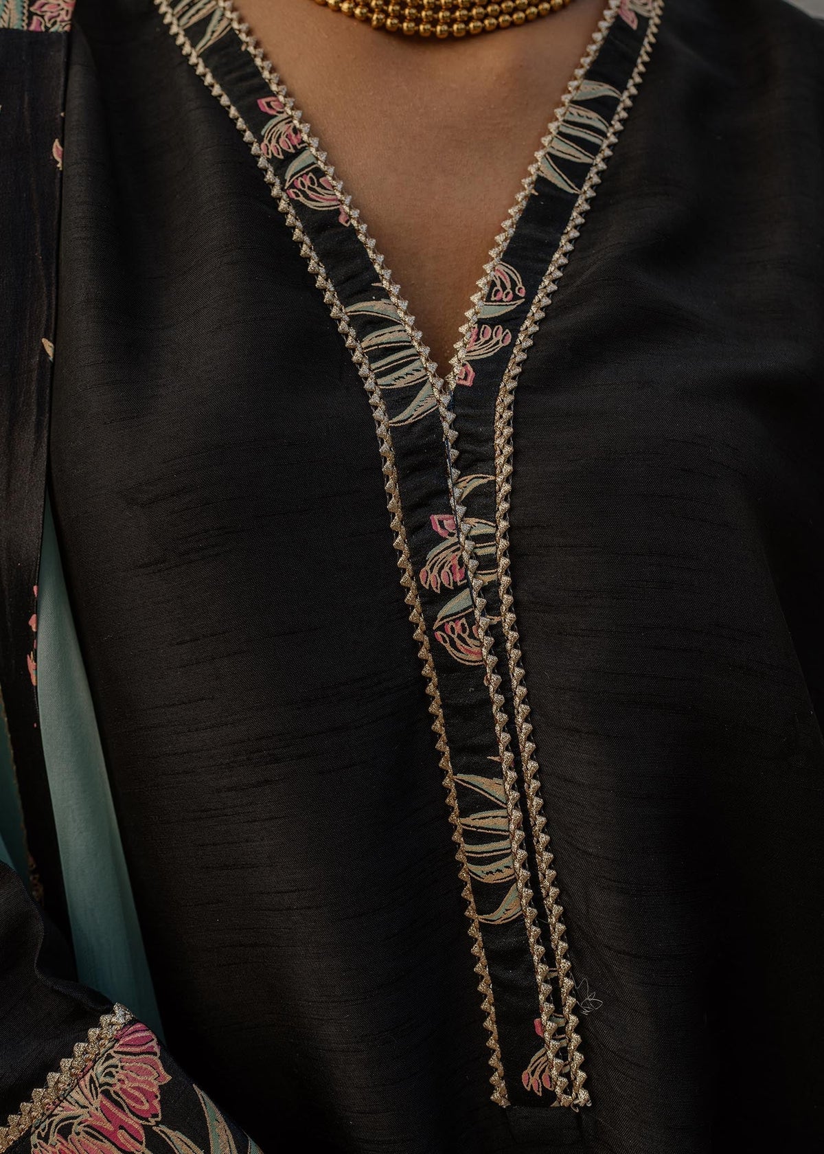 Mahgul | Eid Edit 2024 | Black Sea by Mahgul - Designer Dress - Type: Ladies Clothes - Available at Libayah - 100% Original