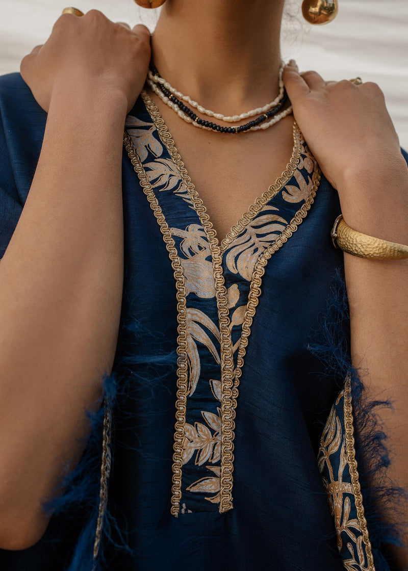 Mahgul | Eid Edit 2024 | Cobalt Sea by Mahgul - Designer Dress - Type: Ladies Clothes - Available at Libayah - 100% Original