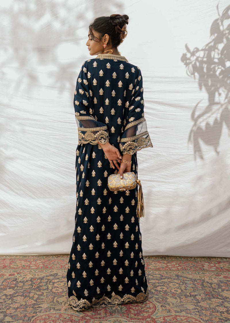 Mahgul | Eid Edit 2024 | Indigo Mirror by Mahgul - Designer Dress - Type: Ladies Clothes - Available at Libayah - 100% Original