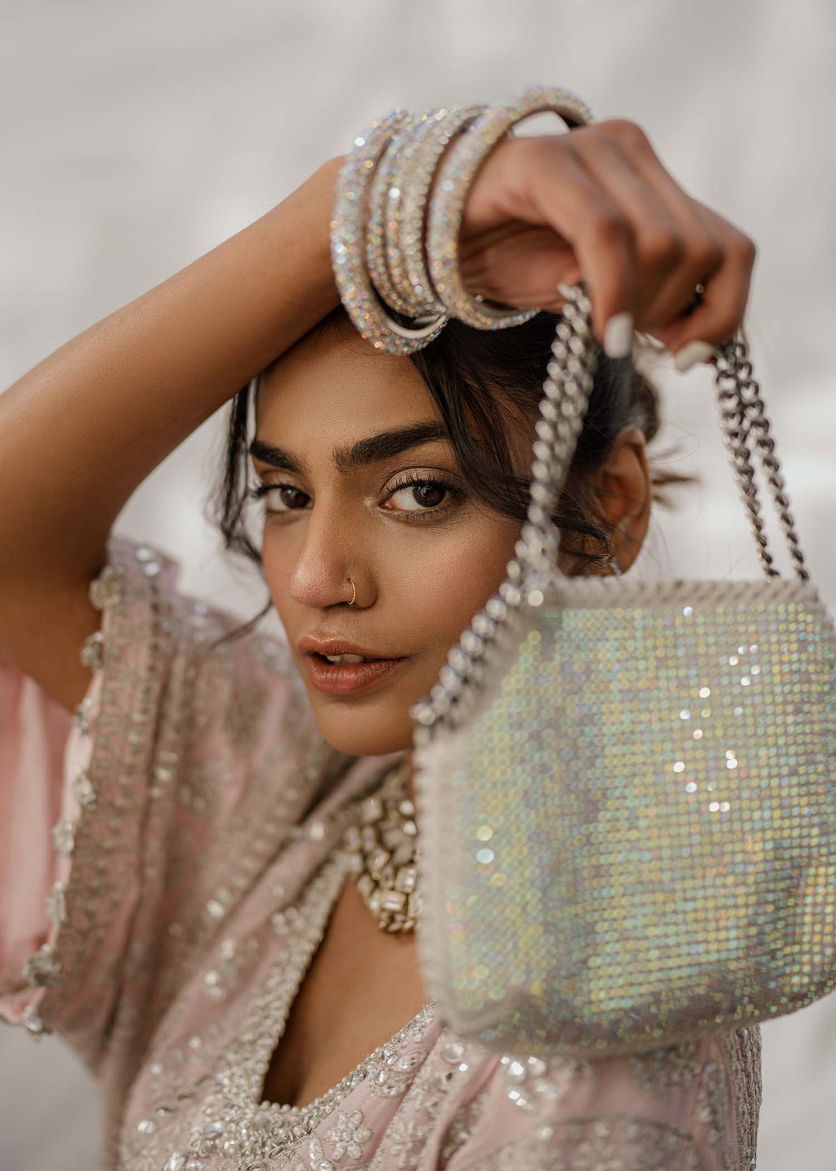 Mahgul | Eid Edit 2024 | Rose Mirror by Mahgul - Designer Dress - Type: Ladies Clothes - Available at Libayah - 100% Original