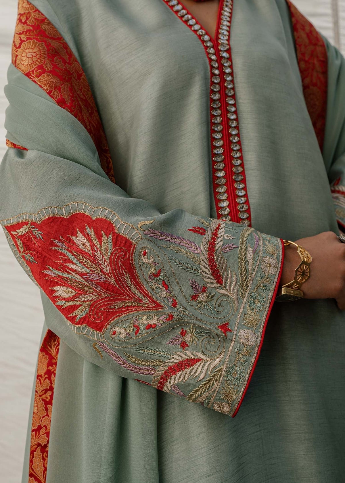 Mahgul | Eid Edit 2024 | Kashmiri Sea by Mahgul - Designer Dress - Type: Ladies Clothes - Available at Libayah - 100% Original