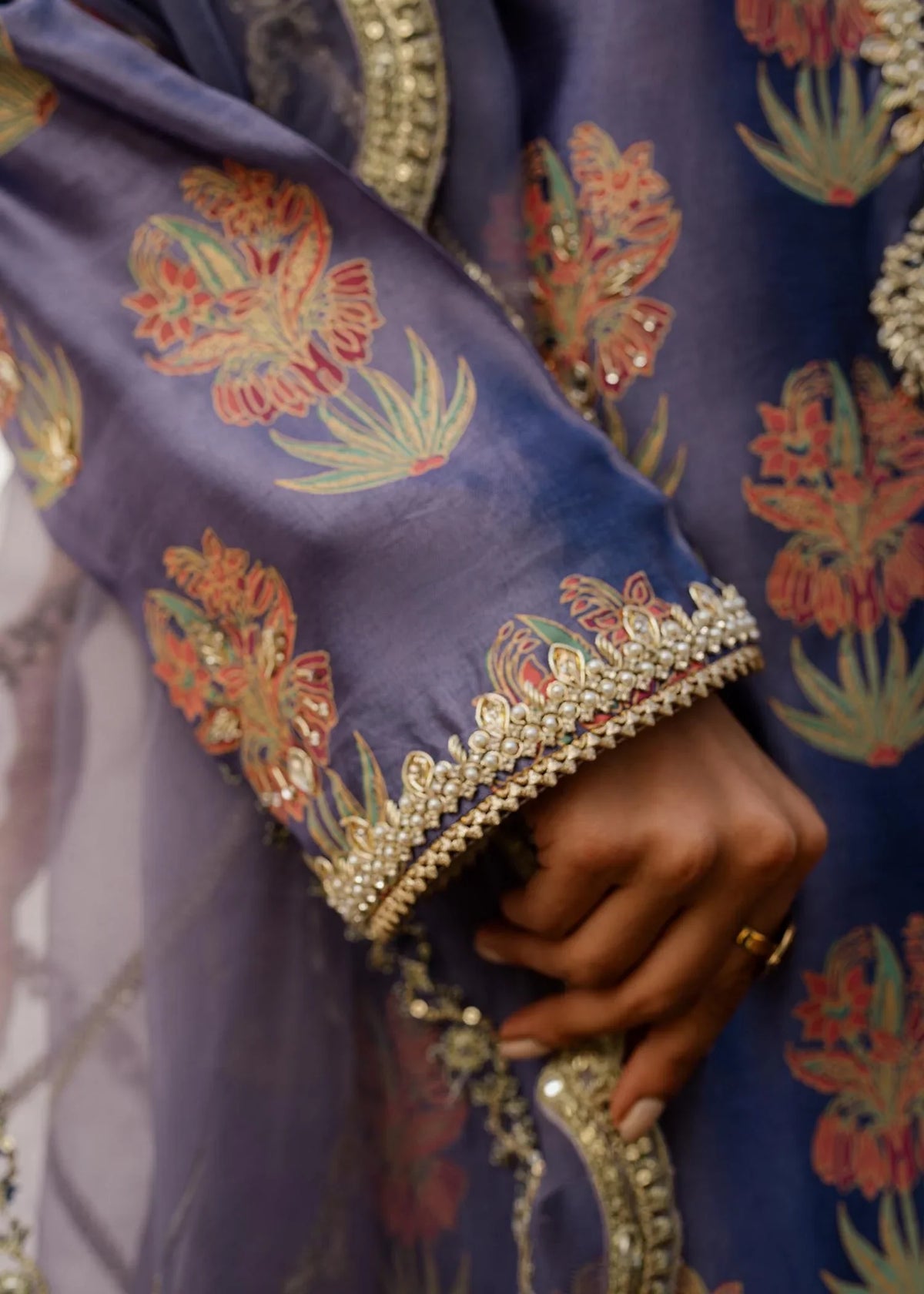 Mahgul | Eid Edit 2024 | Damson Diamante by Mahgul - Designer Dress - Type: Ladies Clothes - Available at Libayah - 100% Original