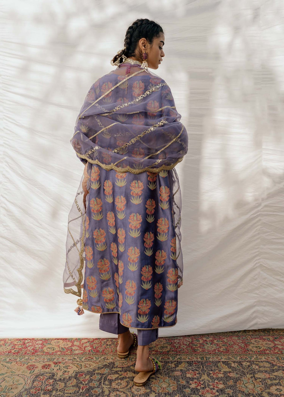 Mahgul | Eid Edit 2024 | Damson Diamante by Mahgul - Designer Dress - Type: Ladies Clothes - Available at Libayah - 100% Original