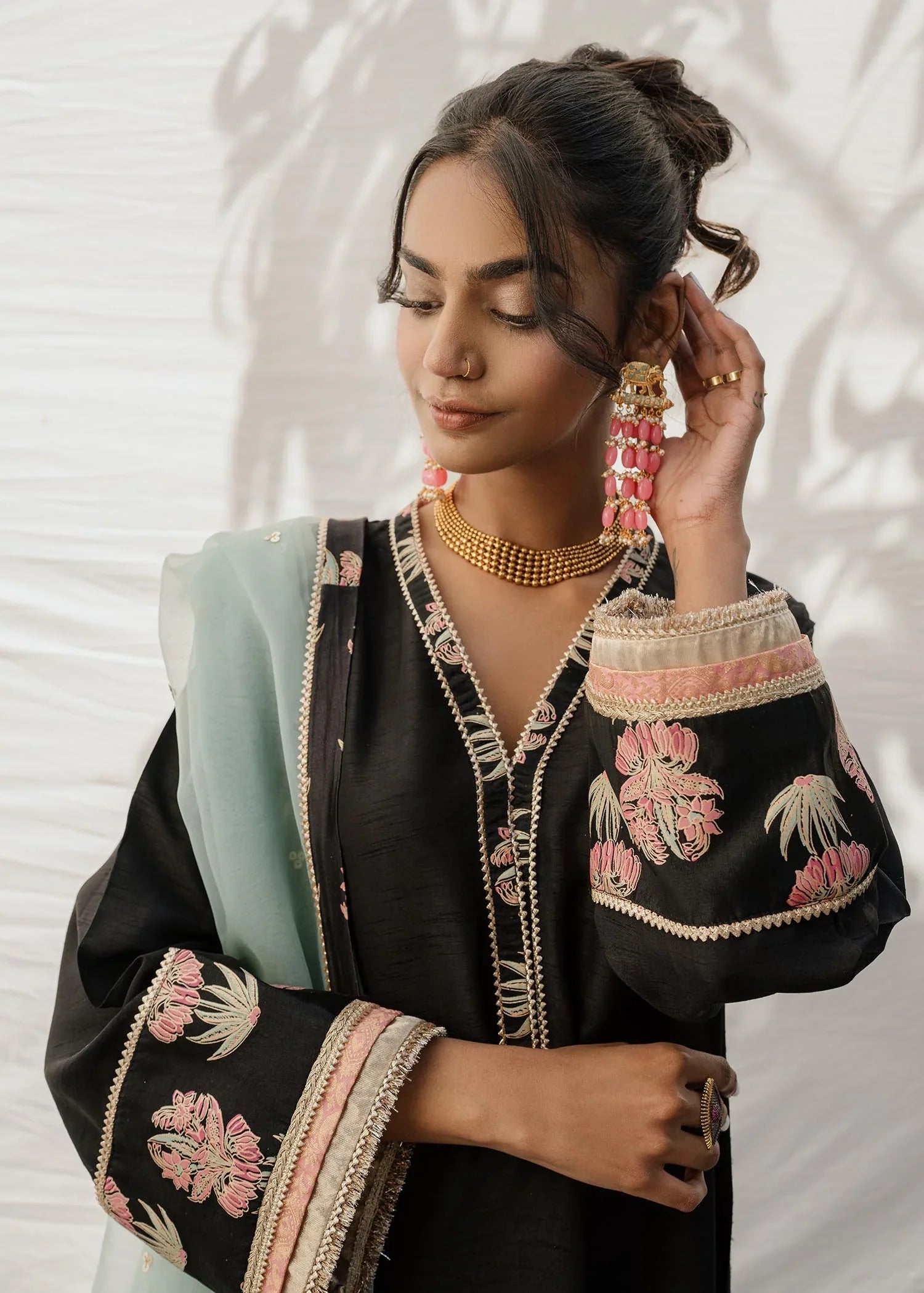 Mahgul | Eid Edit 2024 | Black Sea by Mahgul - Designer Dress - Type: Ladies Clothes - Available at Libayah - 100% Original