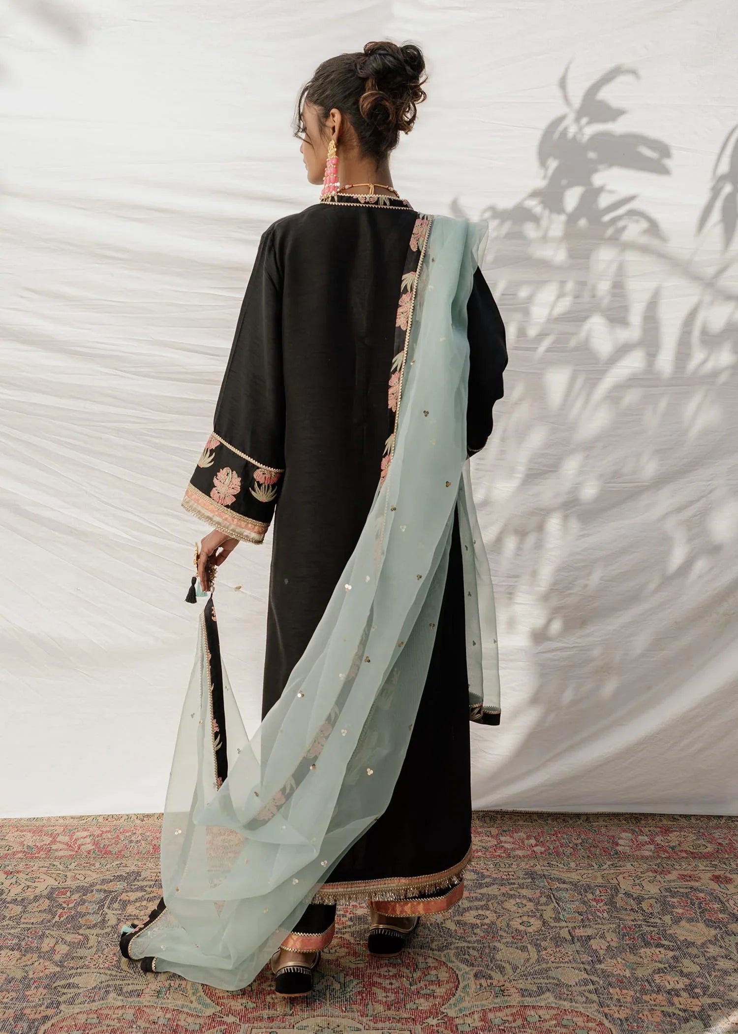 Mahgul | Eid Edit 2024 | Black Sea by Mahgul - Designer Dress - Type: Ladies Clothes - Available at Libayah - 100% Original