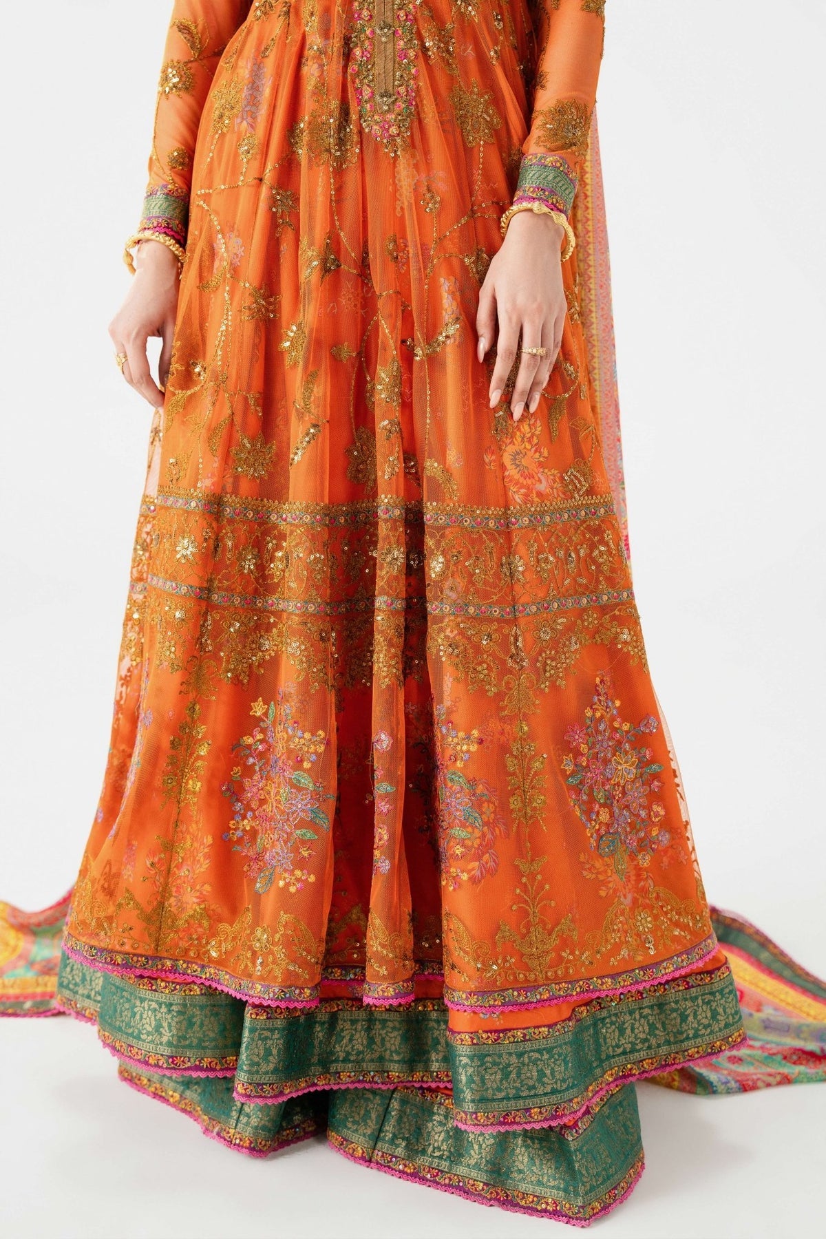 Fahad Hussayn | Jalsa Ghar |Mahlaqa bai by Fahad Hussayn - Designer Dress - Type: Ladies Clothes - Available at Libayah - 100% Original
