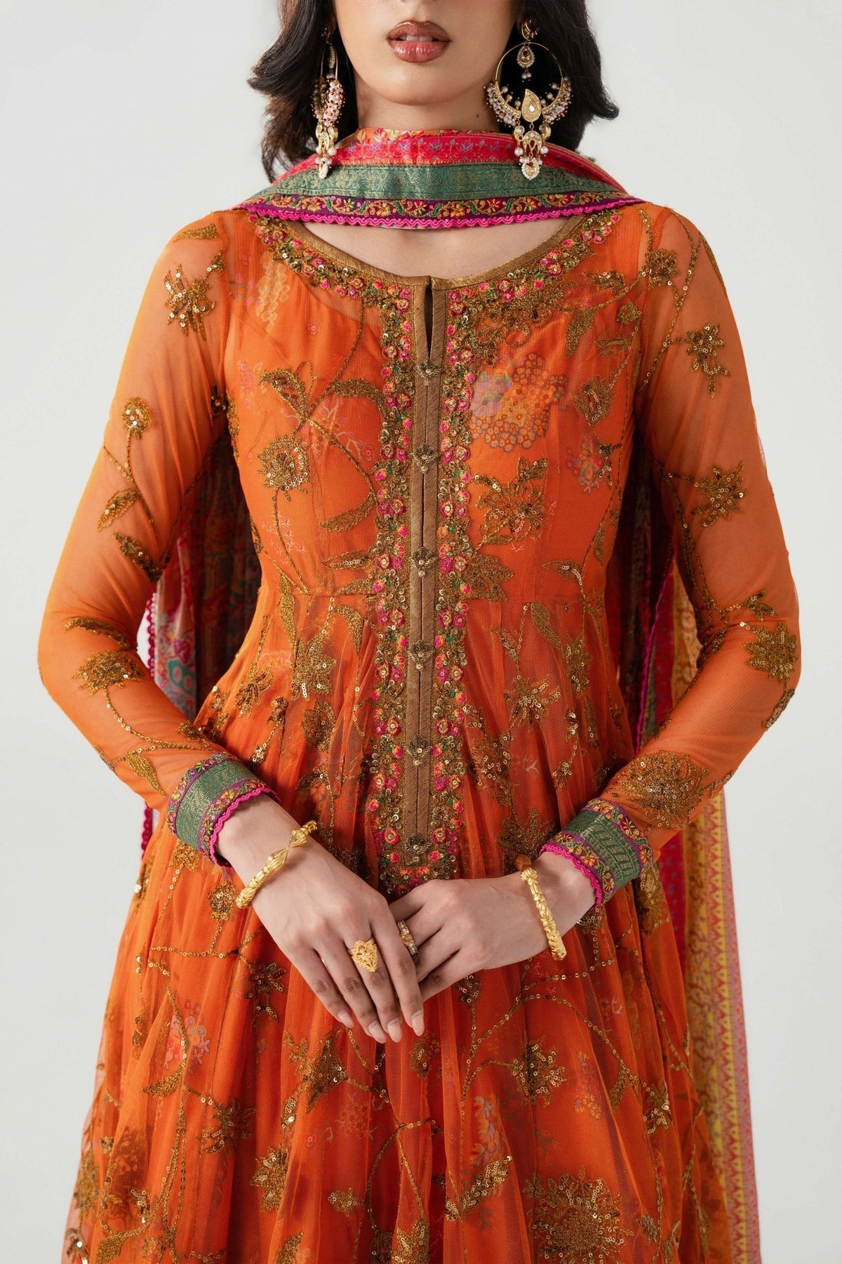 Fahad Hussayn | Jalsa Ghar |Mahlaqa bai by Fahad Hussayn - Designer Dress - Type: Ladies Clothes - Available at Libayah - 100% Original