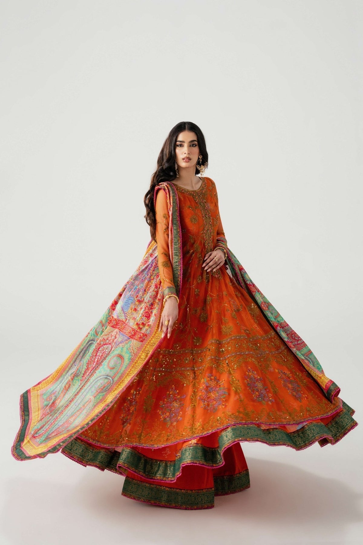 Fahad Hussayn | Jalsa Ghar |Mahlaqa bai by Fahad Hussayn - Designer Dress - Type: Ladies Clothes - Available at Libayah - 100% Original