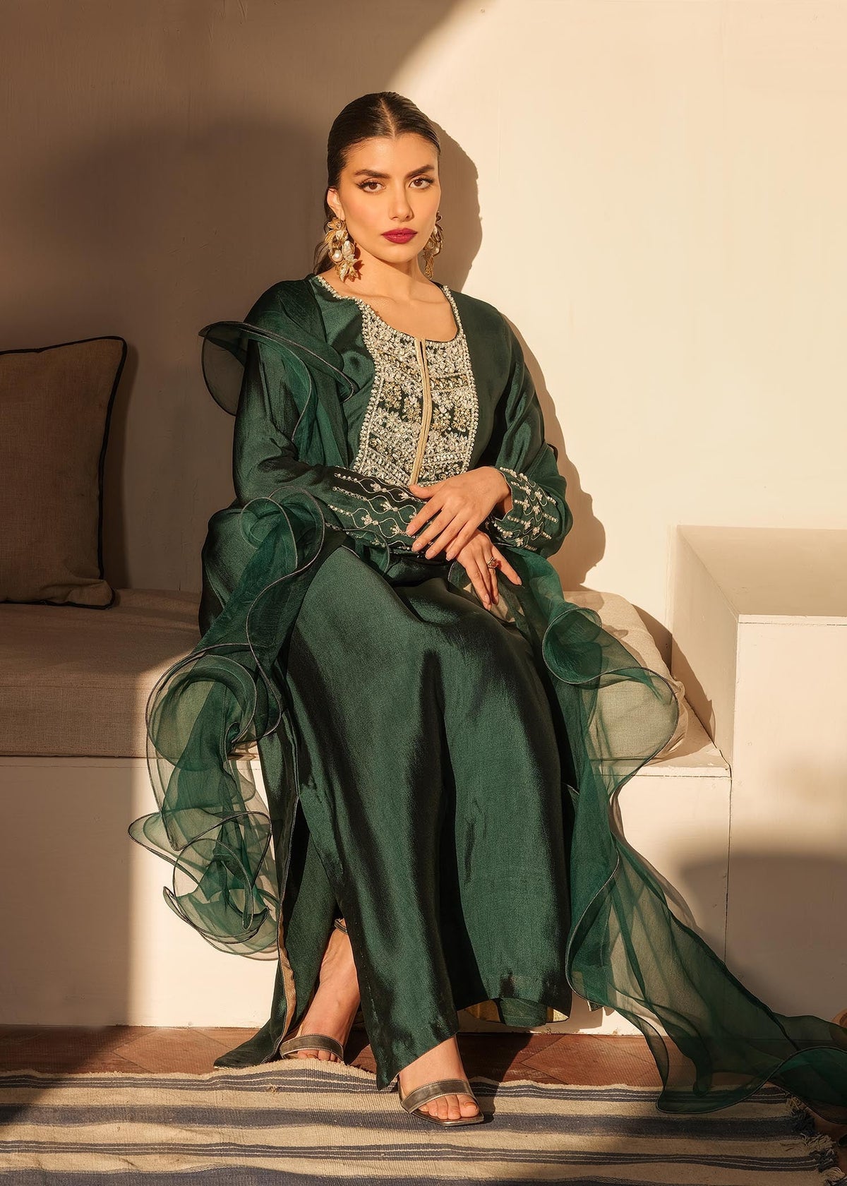 Mahum Asad | Raising The Bar | Icon by Mahum Asad - Designer Dress - Type: Ladies Clothes - Available at Libayah - 100% Original