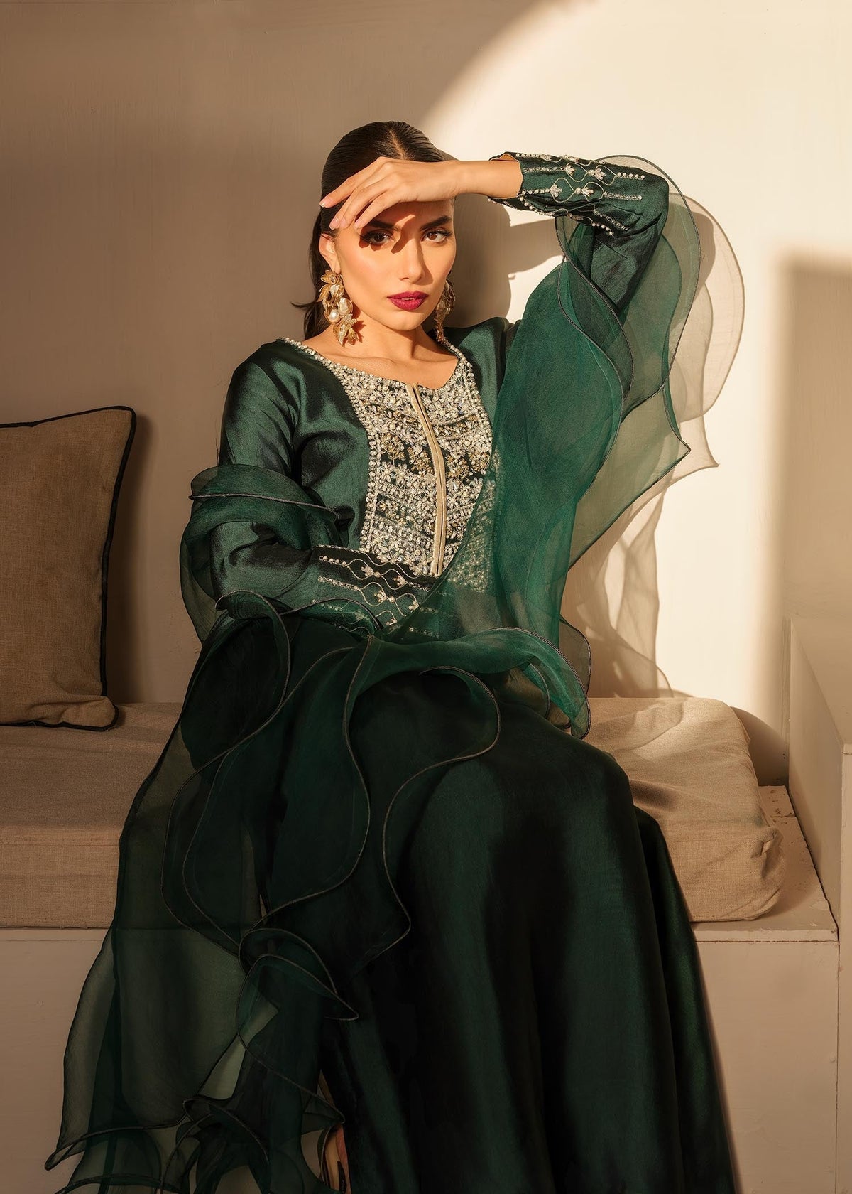Mahum Asad | Raising The Bar | Icon by Mahum Asad - Designer Dress - Type: Ladies Clothes - Available at Libayah - 100% Original