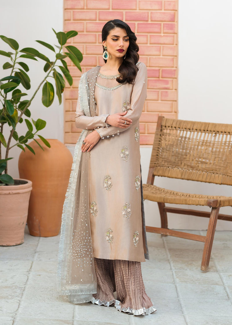 Mahum Asad | Raising The Bar | Sand by Mahum Asad - Designer Dress - Type: Ladies Clothes - Available at Libayah - 100% Original
