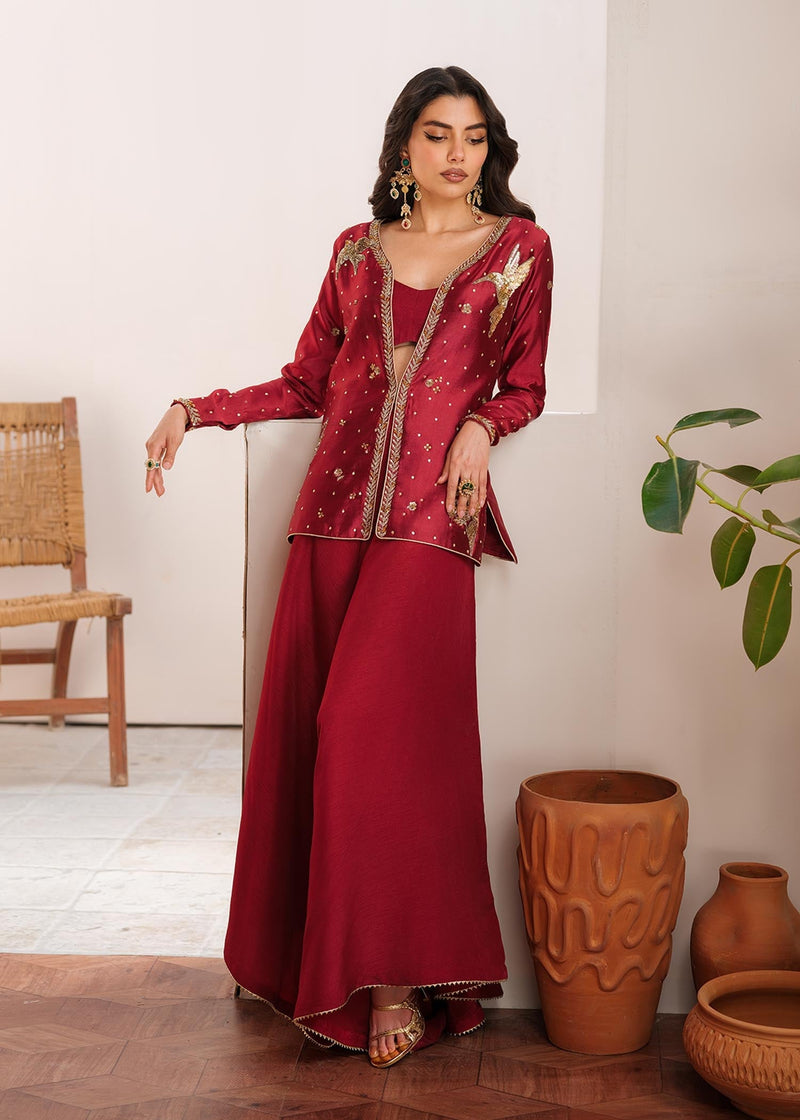 Mahum Asad | Raising The Bar | Berryme by Mahum Asad - Designer Dress - Type: Ladies Clothes - Available at Libayah - 100% Original