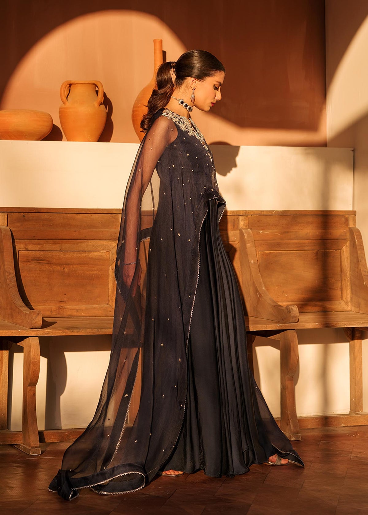 Mahum Asad | Raising The Bar | Trophy by Mahum Asad - Designer Dress - Type: Ladies Clothes - Available at Libayah - 100% Original