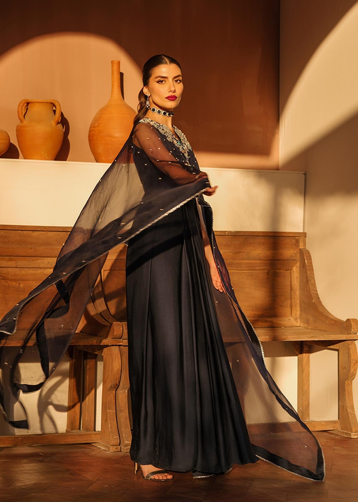 Mahum Asad | Raising The Bar | Trophy by Mahum Asad - Designer Dress - Type: Ladies Clothes - Available at Libayah - 100% Original