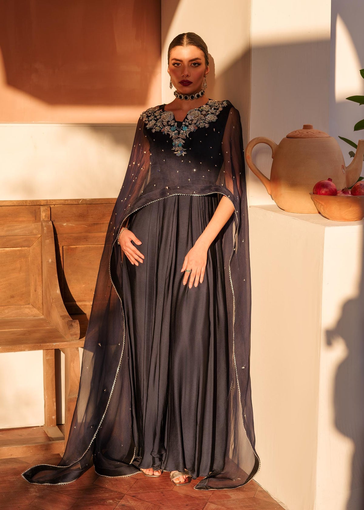 Mahum Asad | Raising The Bar | Trophy by Mahum Asad - Designer Dress - Type: Ladies Clothes - Available at Libayah - 100% Original