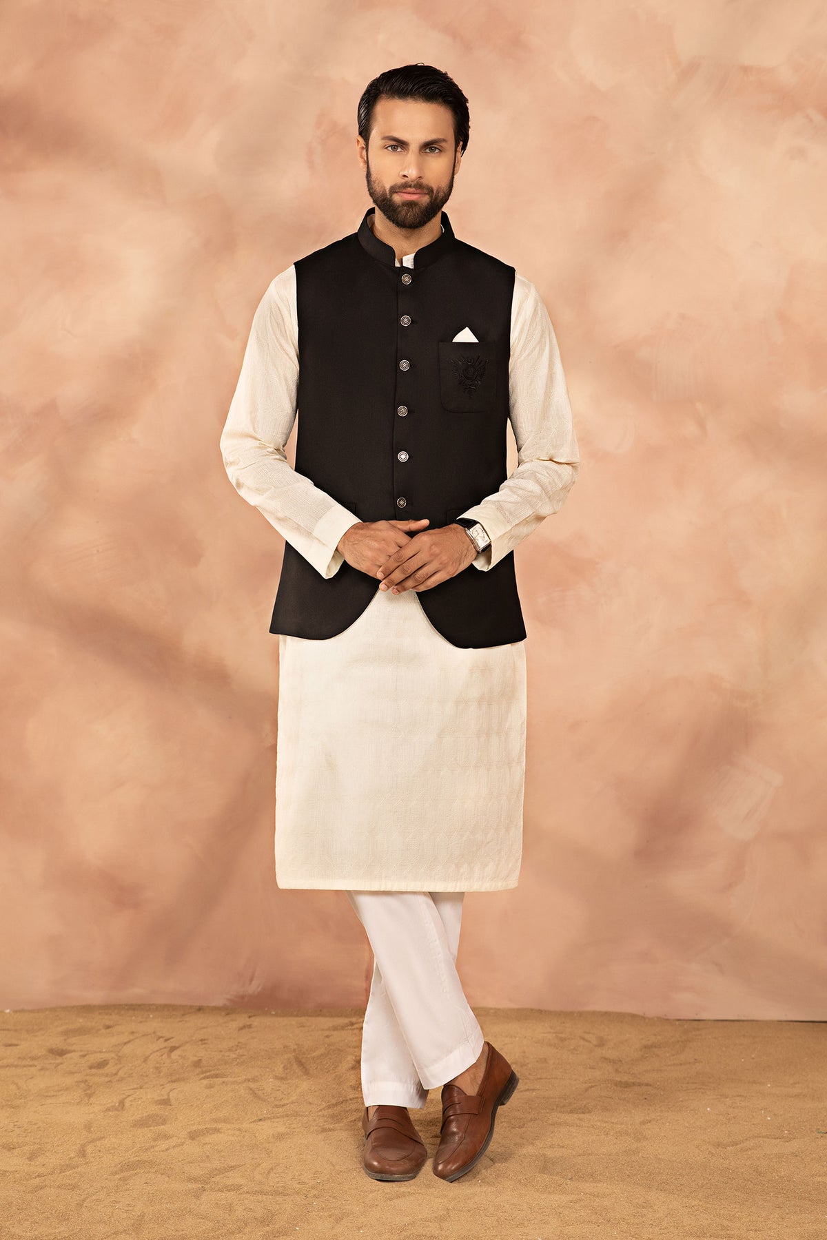 Pakistani Menswear | MARIA.B-GTS-SS24-25 by Libayah Ltd. - Designer Dress - Type: Menswear - Available at Libayah - 100% Original