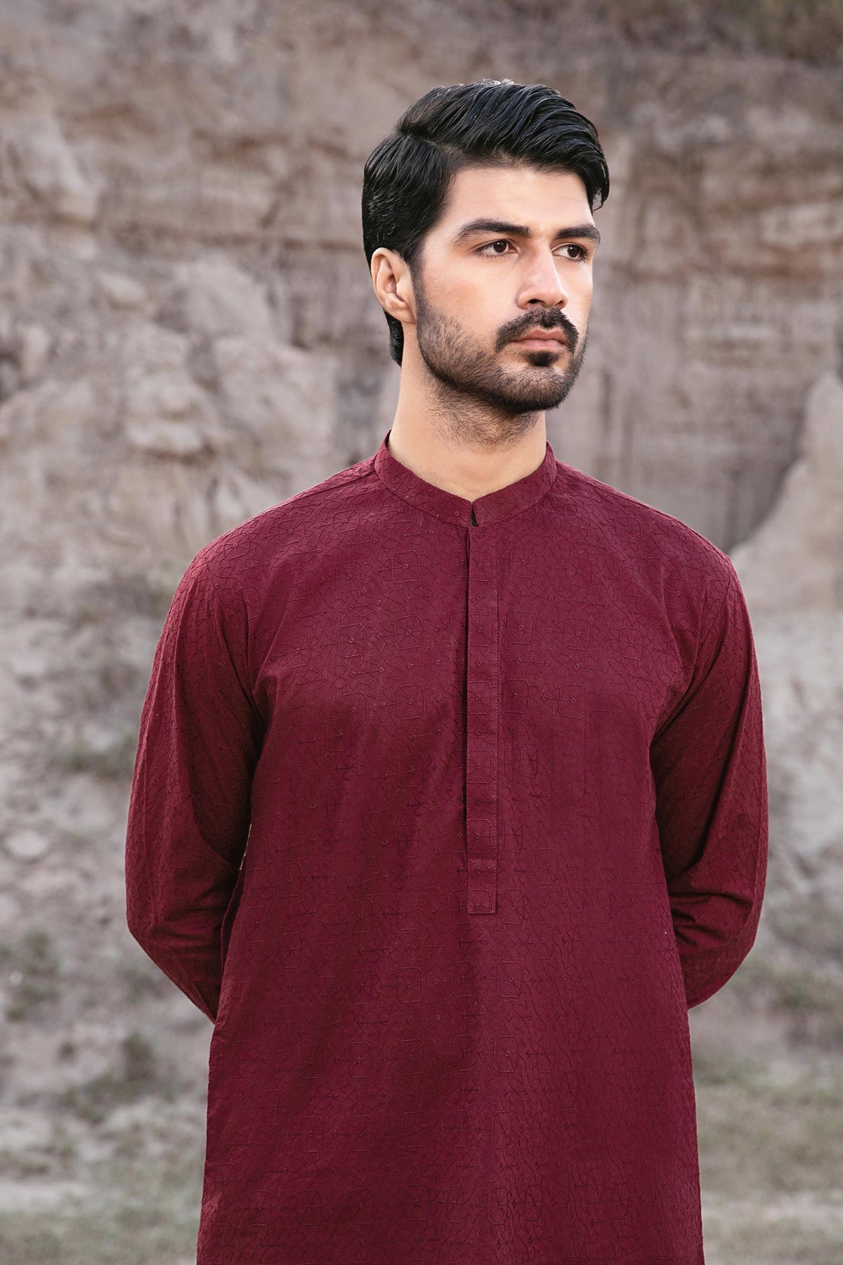 Pakistani Menswear | MARIA.B-GTS-W23-02 by Libayah Ltd. - Designer Dress - Type: Menswear - Available at Libayah - 100% Original