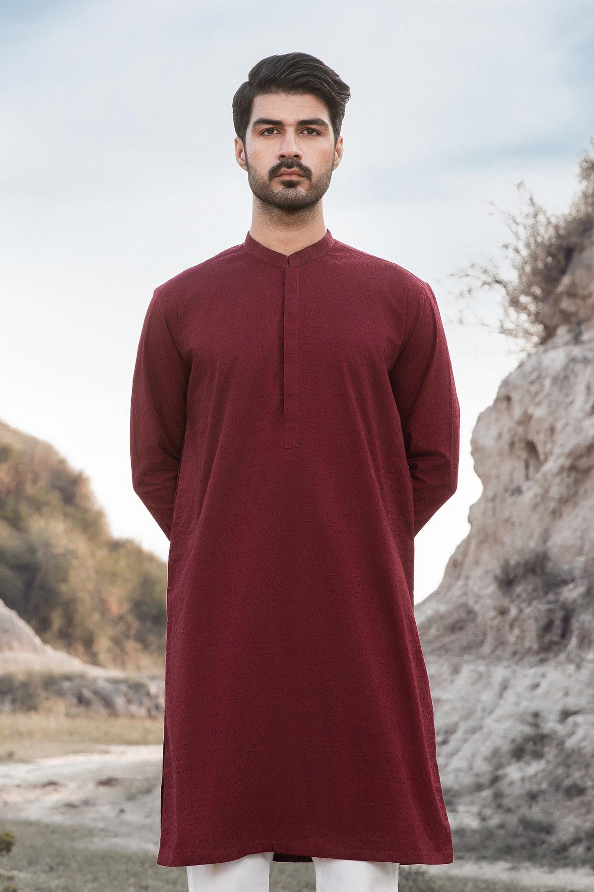 Pakistani Menswear | MARIA.B-GTS-W23-02 by Libayah Ltd. - Designer Dress - Type: Menswear - Available at Libayah - 100% Original