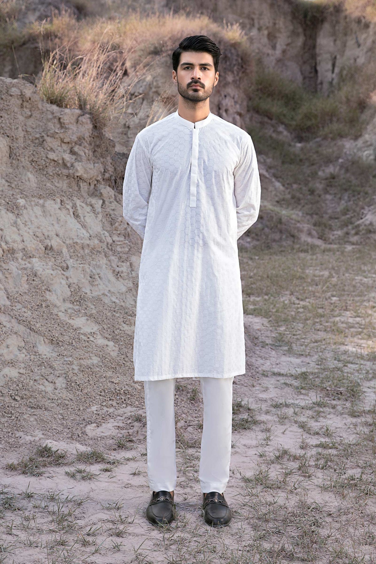 Pakistani Menswear | MARIA.B-GTS-W23-03 by Libayah Ltd. - Designer Dress - Type: Menswear - Available at Libayah - 100% Original