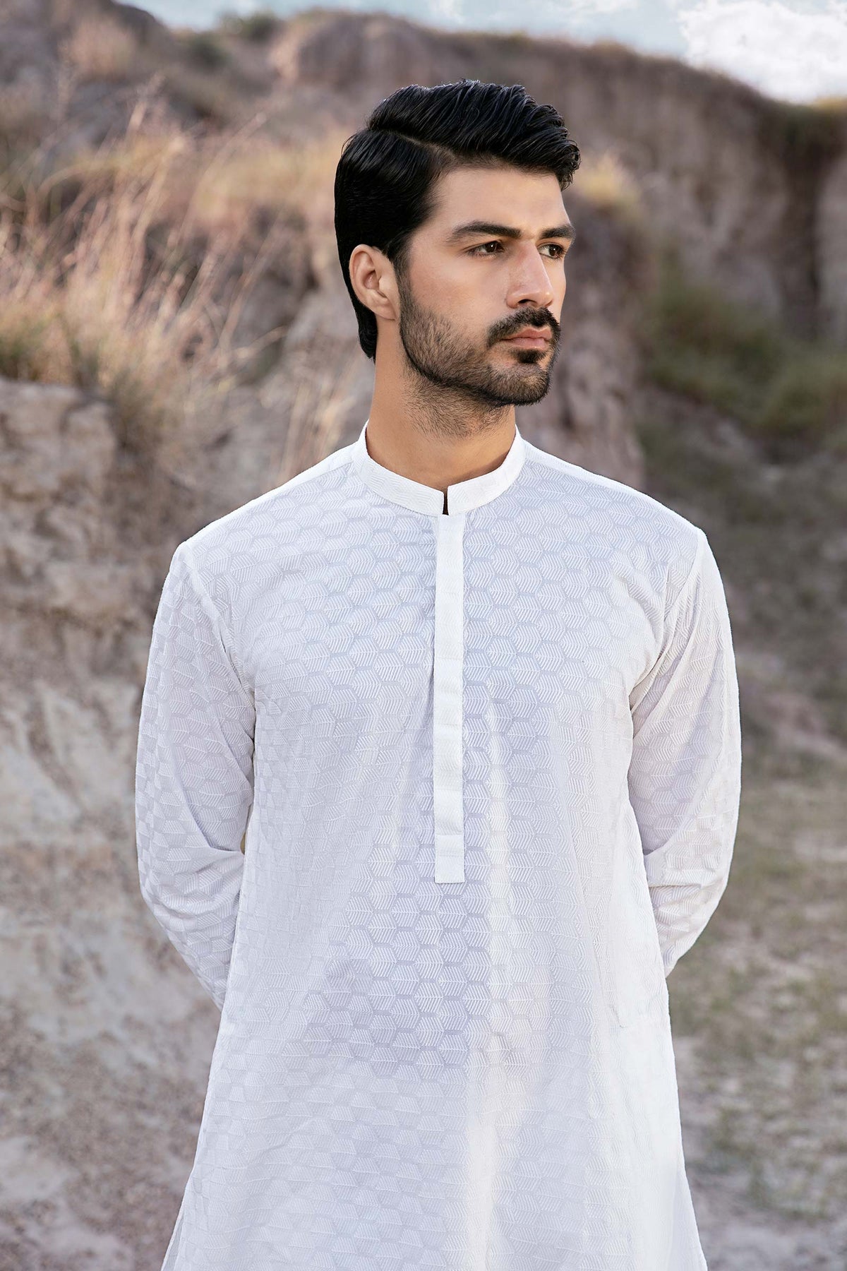 Pakistani Menswear | MARIA.B-GTS-W23-03 by Libayah Ltd. - Designer Dress - Type: Menswear - Available at Libayah - 100% Original