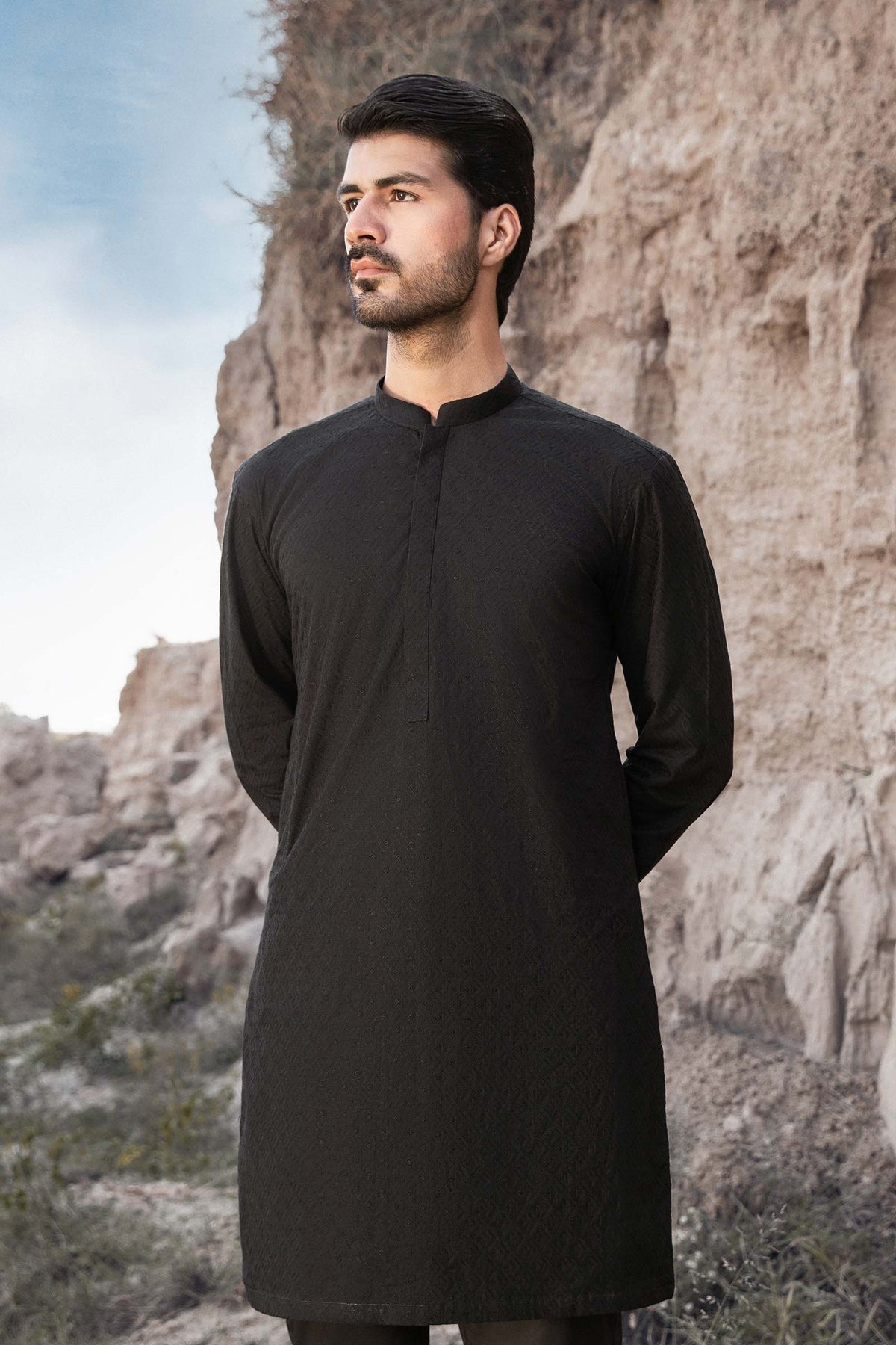 Pakistani Menswear | MARIA.B-GTS-W23-04 by Libayah Ltd. - Designer Dress - Type: Menswear - Available at Libayah - 100% Original