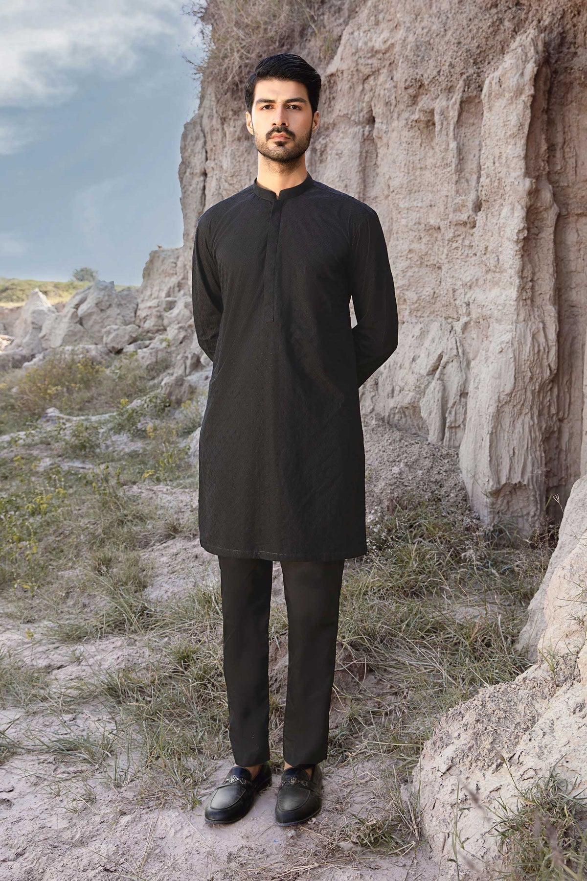 Pakistani Menswear | MARIA.B-GTS-W23-04 by Libayah Ltd. - Designer Dress - Type: Menswear - Available at Libayah - 100% Original
