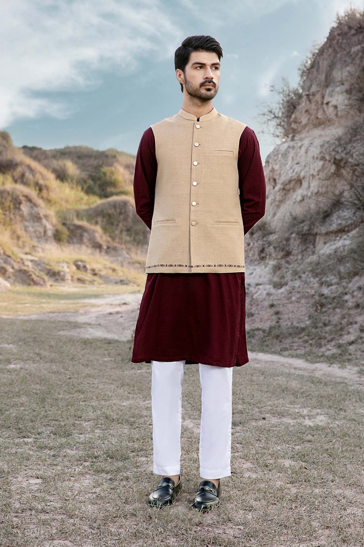 Pakistani Menswear | MARIA.B-GTS-W23-15 by Libayah - Designer Dress - Type: Menswear - Available at Libayah - 100% Original