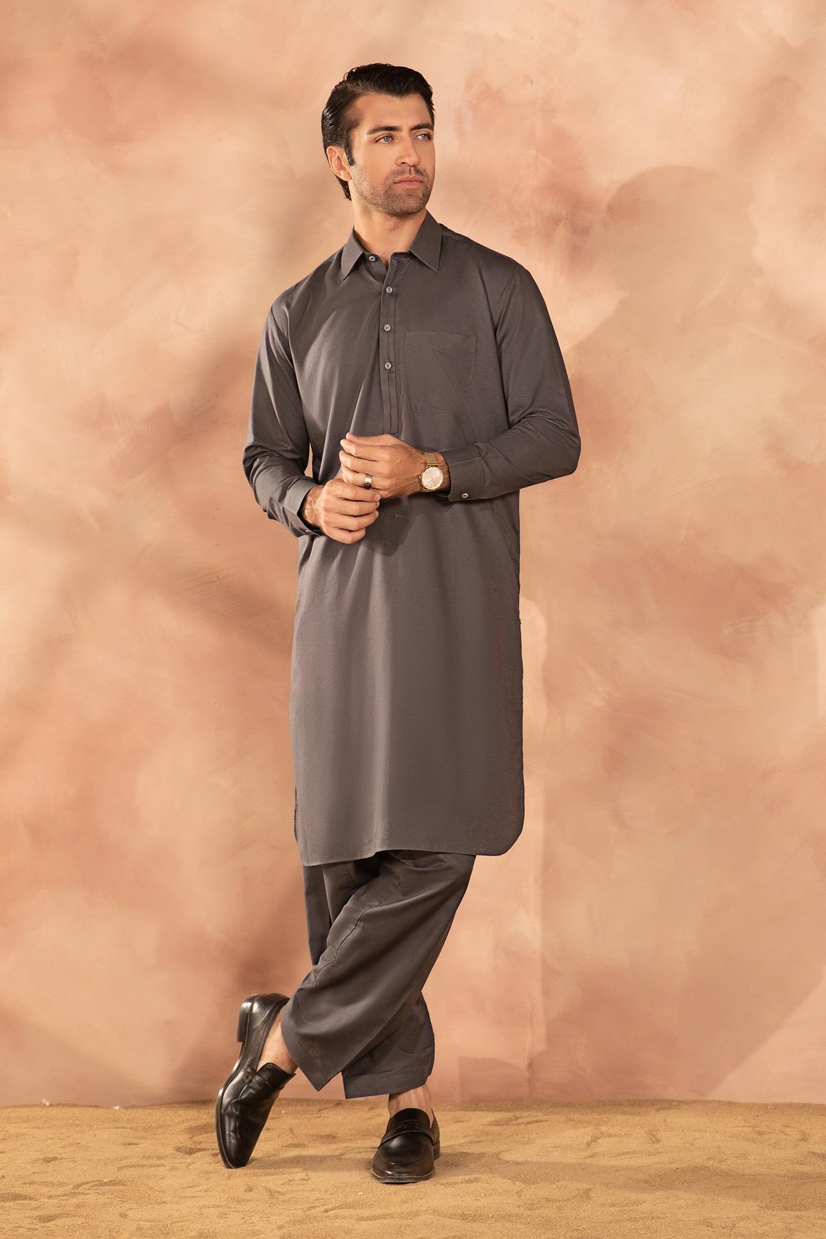 Pakistani Menswear | MARIA.B-GTS-SS24-20 by Libayah Ltd. - Designer Dress - Type: Menswear - Available at Libayah - 100% Original