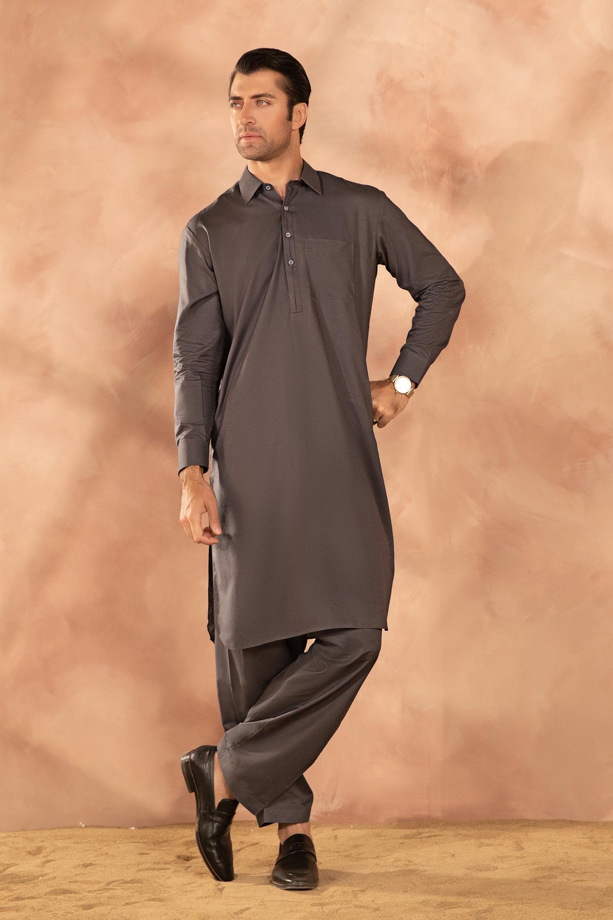 Pakistani Menswear | MARIA.B-GTS-SS24-20 by Libayah Ltd. - Designer Dress - Type: Menswear - Available at Libayah - 100% Original