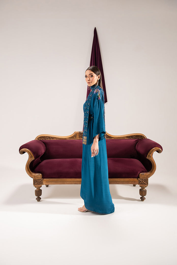 Maria Osama Khan | Tiffany Formals | Sapphire by Maria Osama Khan - Designer Dress - Type: Ladies Clothes - Available at Libayah - 100% Original