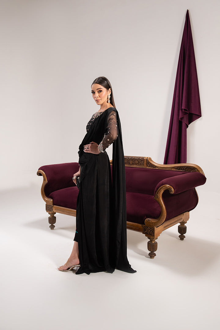 Maria Osama Khan | Tiffany Formals | Obsidian by Maria Osama Khan - Designer Dress - Type: Ladies Clothes - Available at Libayah - 100% Original