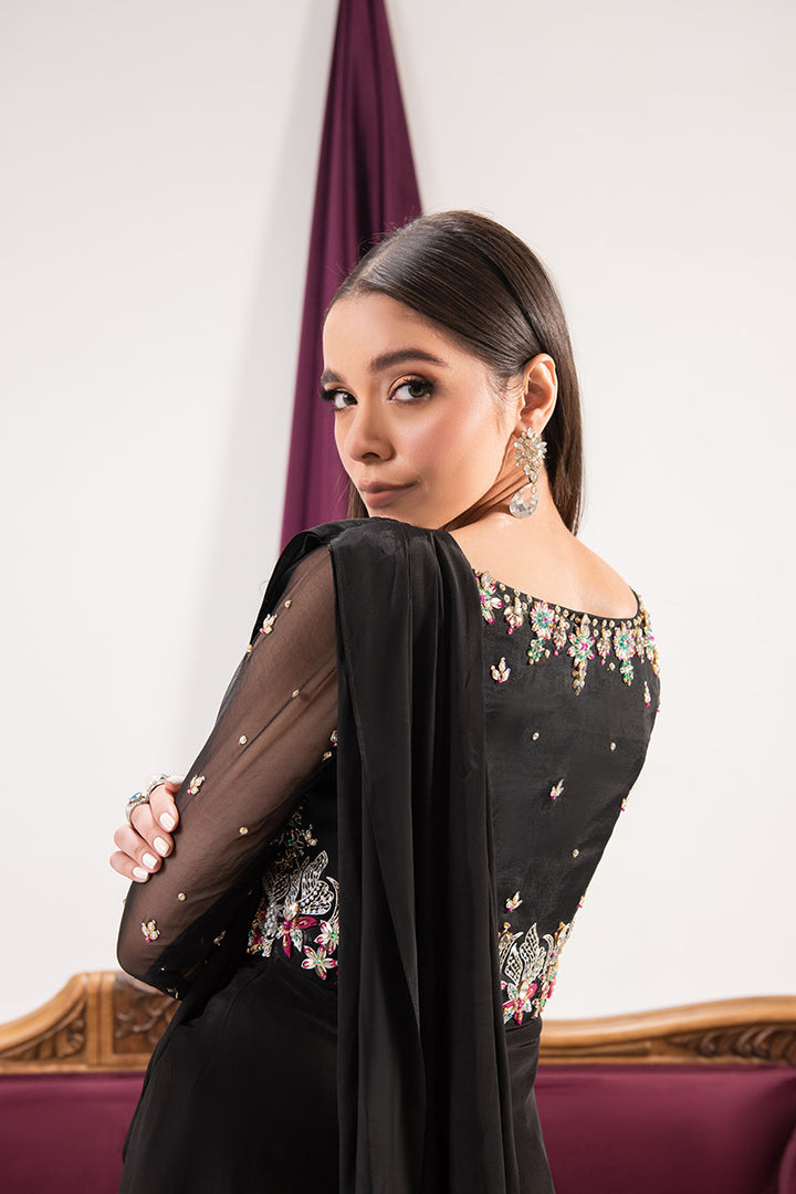 Maria Osama Khan | Tiffany Formals | Obsidian by Maria Osama Khan - Designer Dress - Type: Ladies Clothes - Available at Libayah - 100% Original