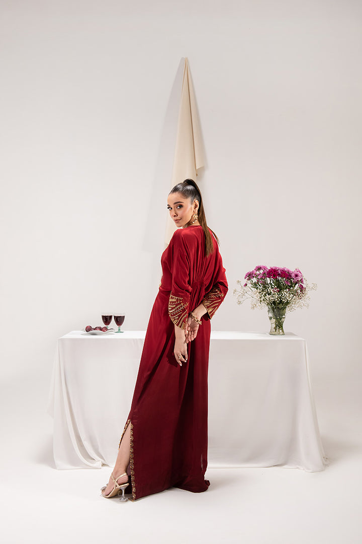 Maria Osama Khan | Tiffany Formals | Ruby by Maria Osama Khan - Designer Dress - Type: Ladies Clothes - Available at Libayah - 100% Original