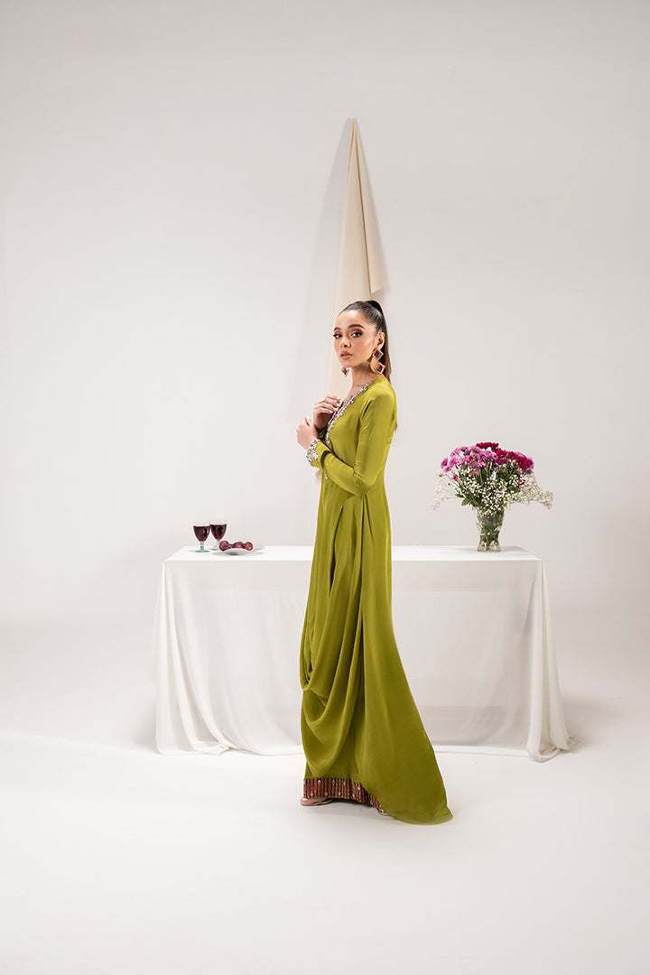 Maria Osama Khan | Tiffany Formals | Peridot by Maria Osama Khan - Designer Dress - Type: Ladies Clothes - Available at Libayah - 100% Original