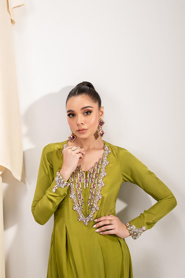 Maria Osama Khan | Tiffany Formals | Peridot by Maria Osama Khan - Designer Dress - Type: Ladies Clothes - Available at Libayah - 100% Original