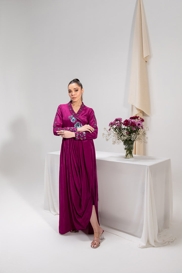 Maria Osama Khan | Tiffany Formals | Amethyst by Maria Osama Khan - Designer Dress - Type: Ladies Clothes - Available at Libayah - 100% Original