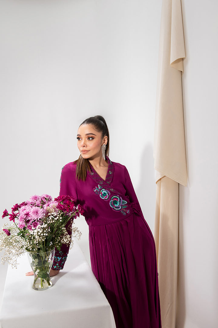 Maria Osama Khan | Tiffany Formals | Amethyst by Maria Osama Khan - Designer Dress - Type: Ladies Clothes - Available at Libayah - 100% Original