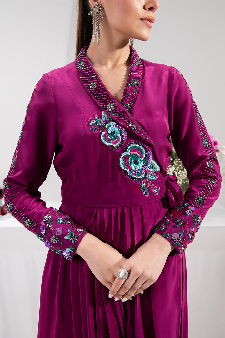 Maria Osama Khan | Tiffany Formals | Amethyst by Maria Osama Khan - Designer Dress - Type: Ladies Clothes - Available at Libayah - 100% Original