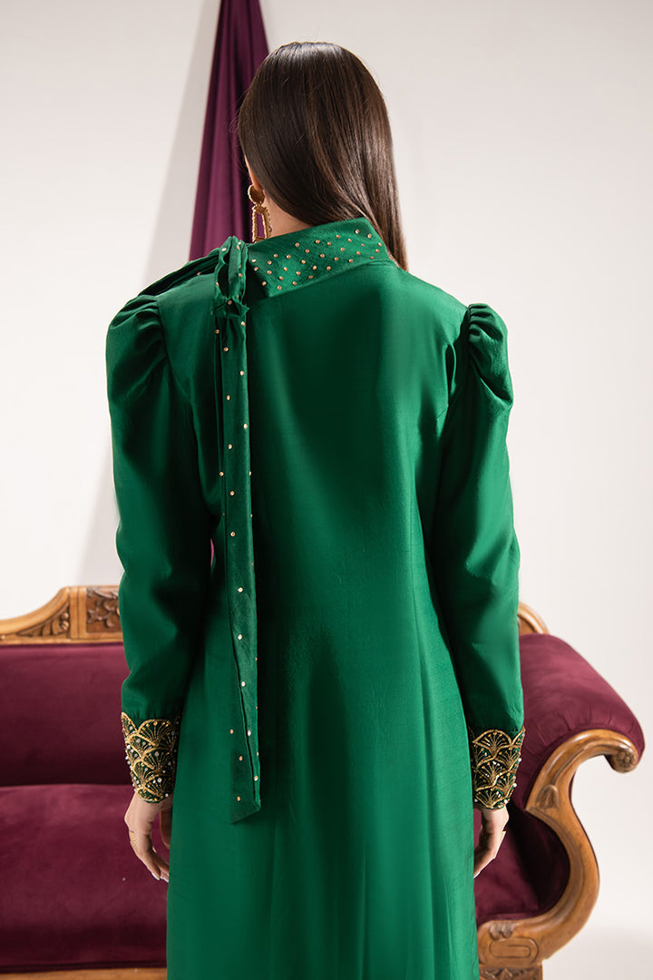 Maria Osama Khan | Tiffany Formals | Emerald by Maria Osama Khan - Designer Dress - Type: Ladies Clothes - Available at Libayah - 100% Original