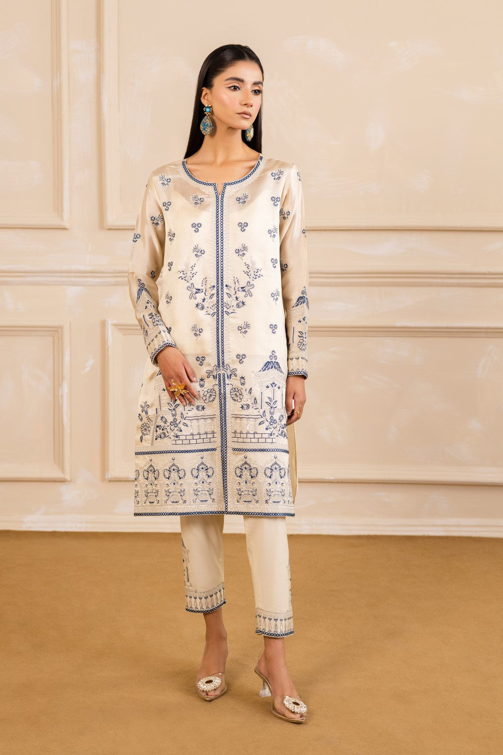 Maryum N Maria | Zaira Pret | MARIGOLD by Maryum N Maria - Designer Dress - Type: Ladies Clothes - Available at Libayah - 100% Original